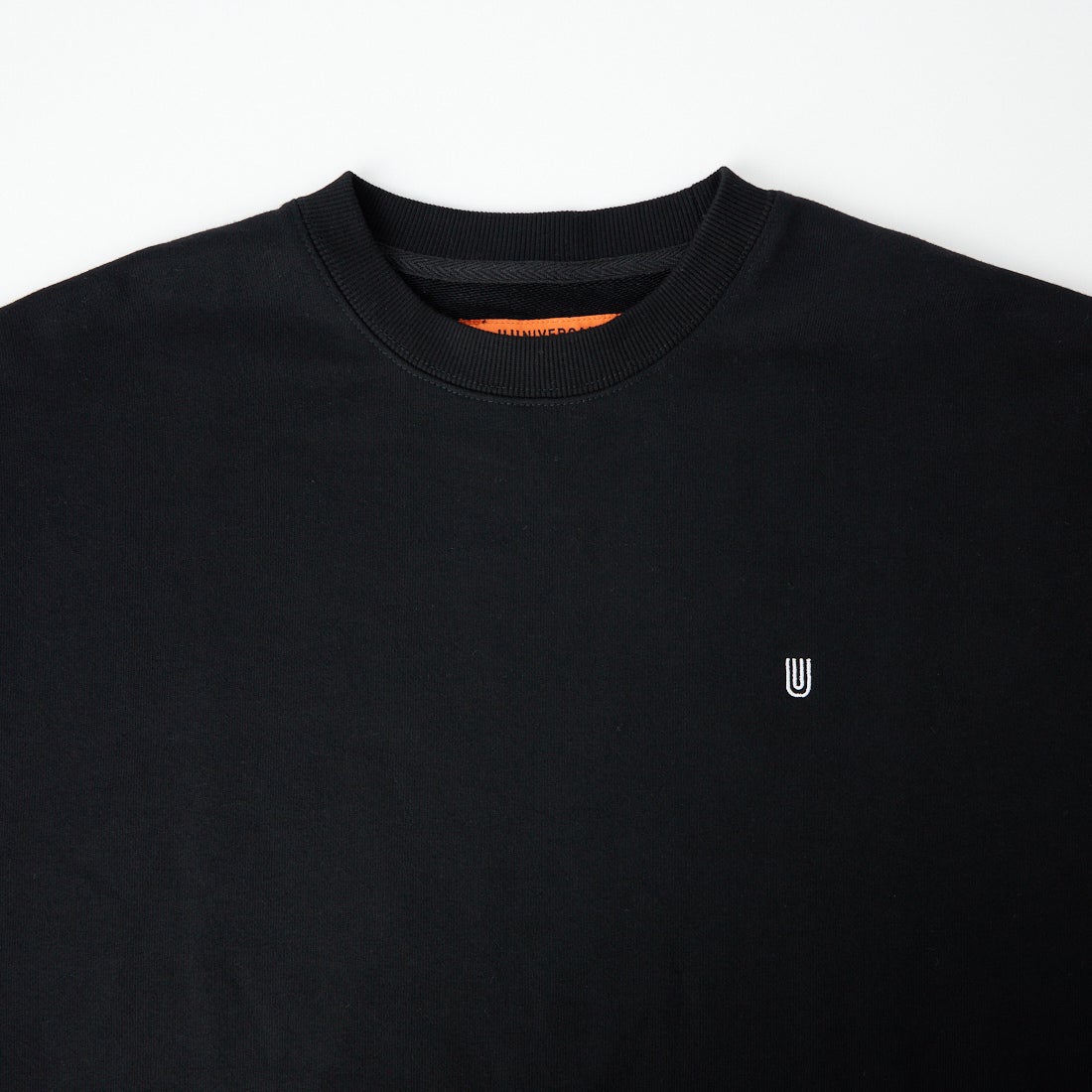 UNIVERSAL OVERALL [ユニバーサルオーバーオール] 別注 レオパードポケット カバーオールスウェット [U2631226IN-JF] BLACK
