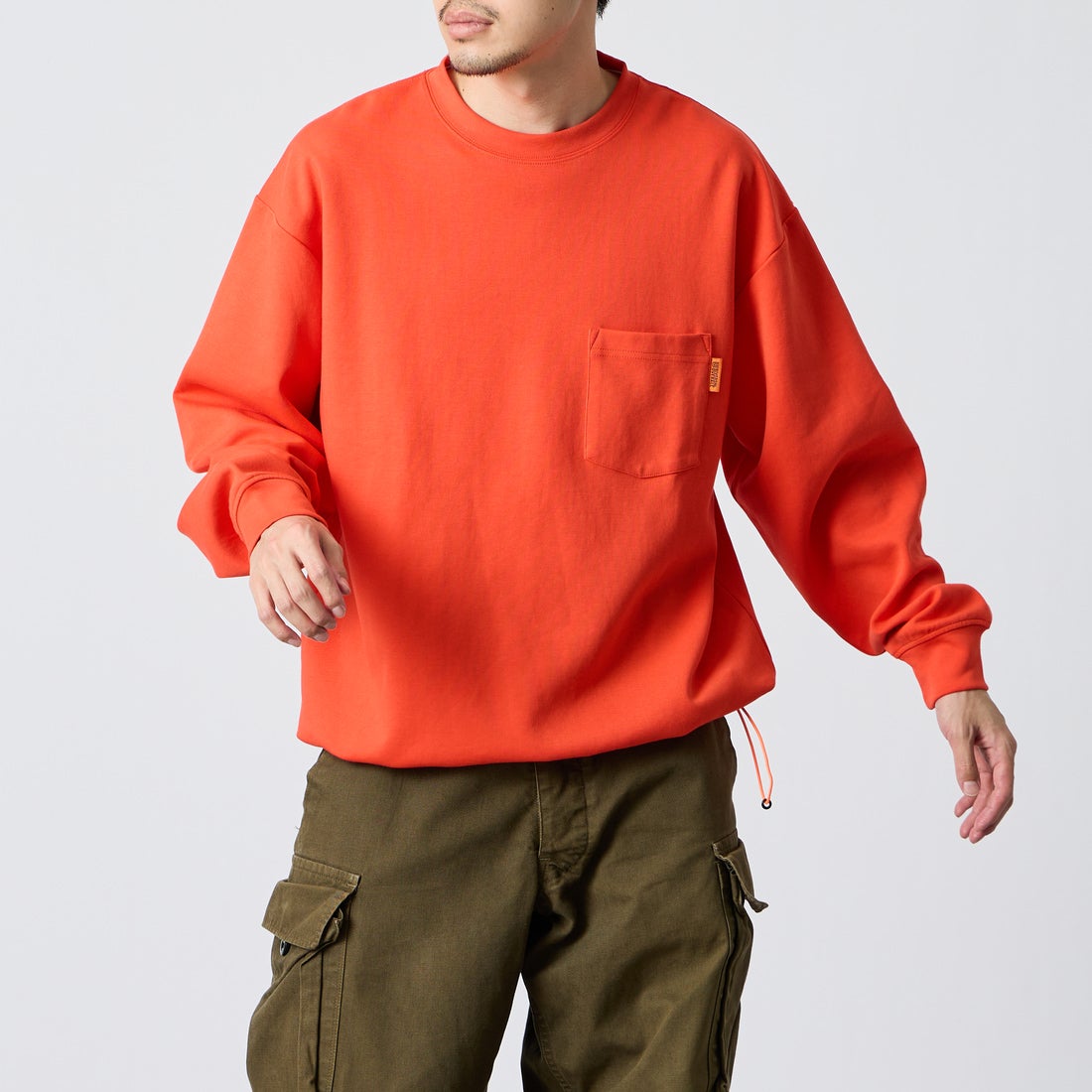 ORANGE&&モデル身長：168cm 着用サイズ：L&&