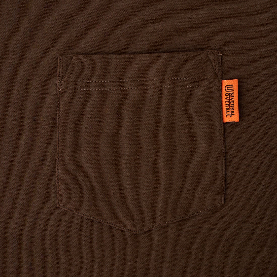UNIVERSAL OVERALL [ユニバーサルオーバーオール] 別注 ドローコード付き ポンチロングスリーブTシャツ [U2633230IN-JF] BROWN