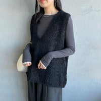 99 BLACK&&モデル身長：160cm 着用サイズ：F&&