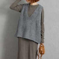 91 GRAY&&モデル身長：158cm 着用サイズ：F&&