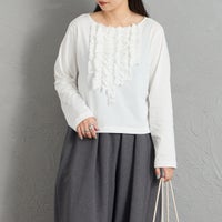 11 OFF WHI&&モデル身長：156cm 着用サイズ：F&&