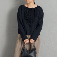 99 BLACK&&モデル身長：156cm 着用サイズ：F&&