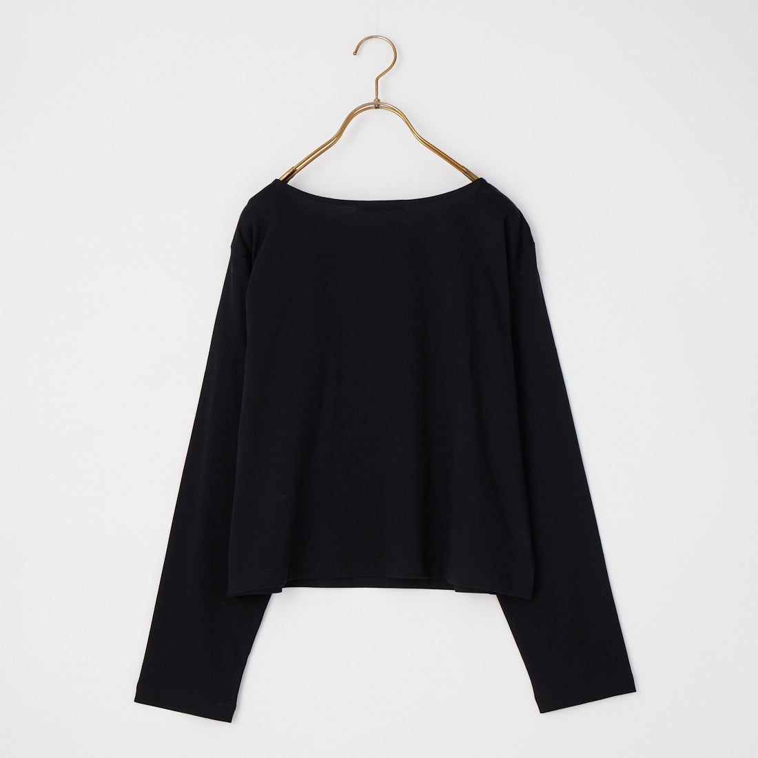 mizuiro ind [ミズイロインド] フリル プルオーバーTシャツ [3-210074] 99 BLACK