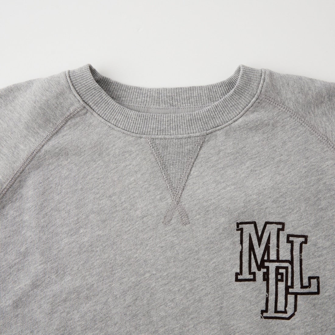 MICA&DEAL [マイカアンドディール] MDL フロッキーロゴプリントスウェット [0126309089] GRAY