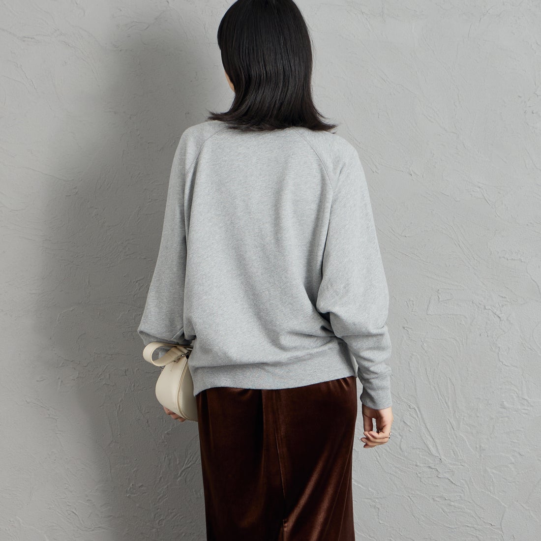 MICA&DEAL [マイカアンドディール] MDL フロッキーロゴプリントスウェット [0126309089] GRAY