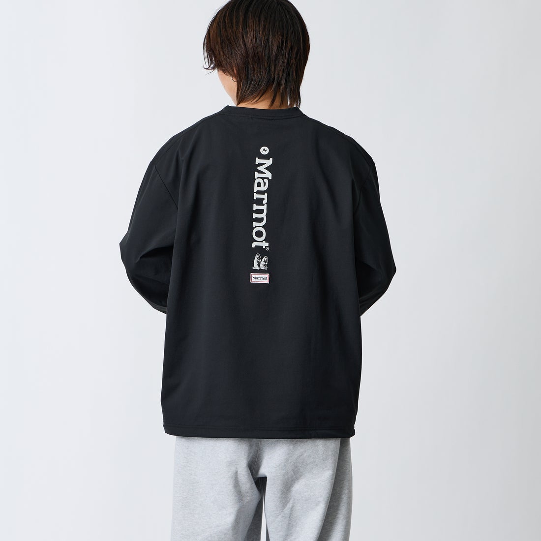 BLACK&&モデル身長：177cm 着用サイズ：L&&