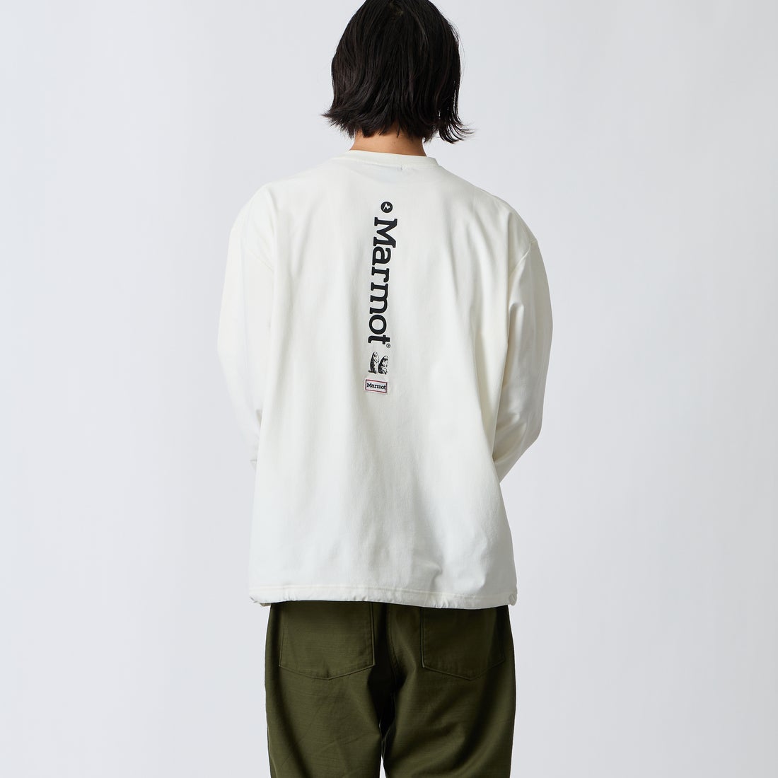 WHITE&&モデル身長：175cm 着用サイズ：L&&