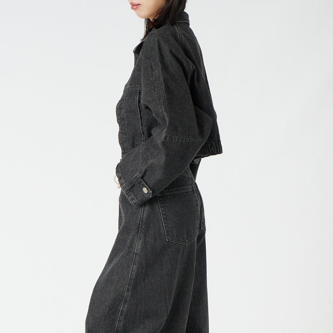 SOMETHING [サムシング] デニムブルゾン [SAT011] 83 BLACK