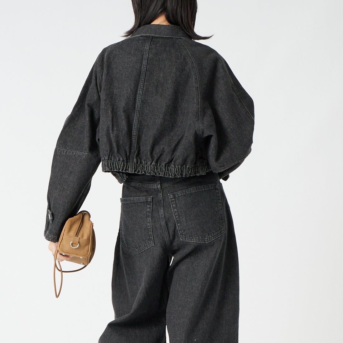 SOMETHING [サムシング] デニムブルゾン [SAT011] 83 BLACK