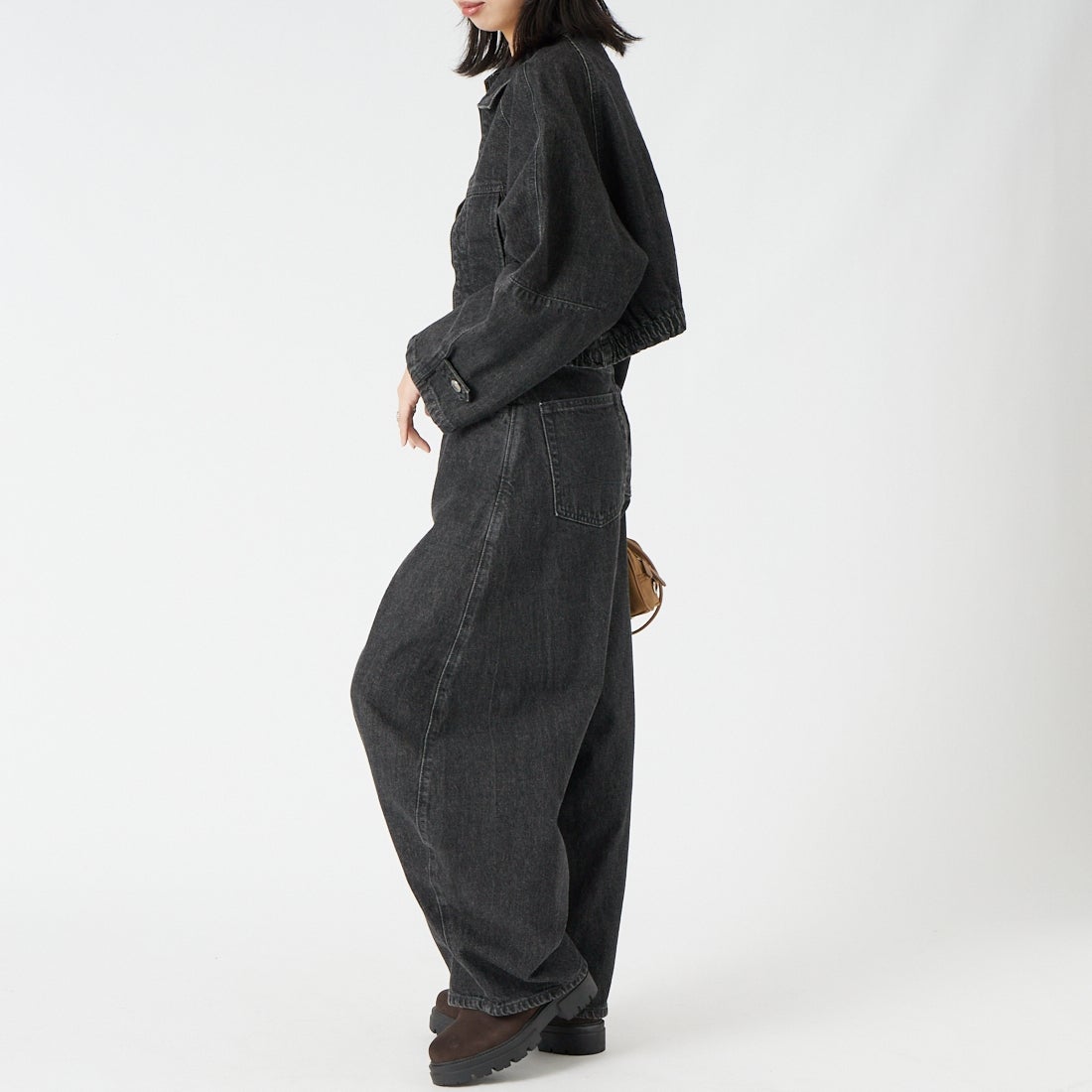 SOMETHING [サムシング] デニムブルゾン [SAT011] 83 BLACK