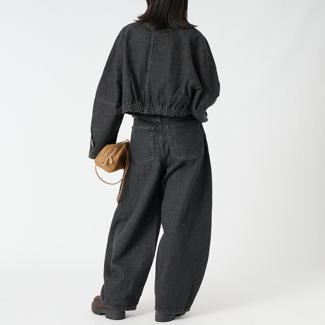 SOMETHING [サムシング] デニムブルゾン [SAT011] 83 BLACK
