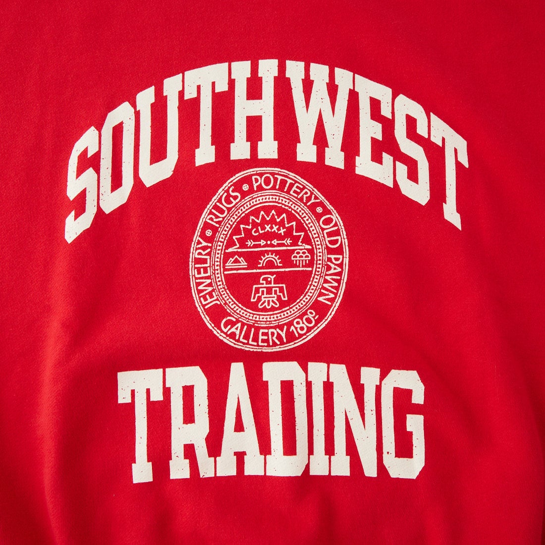 ILL ONE EIGHTY [イル ワンエイティ] SOUTH WEST クルーネックスウェット [ILL262-03] RED