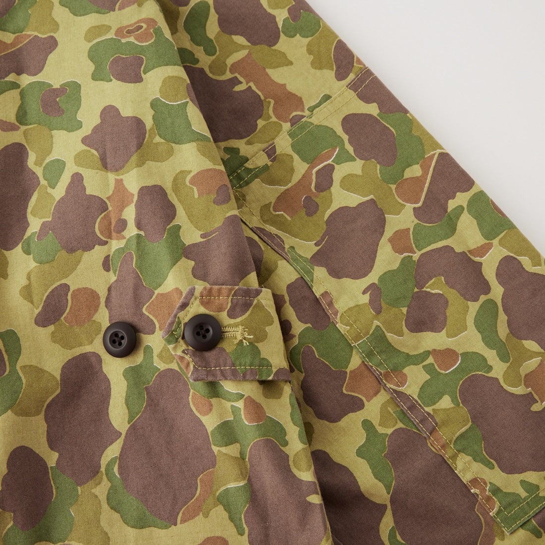 crinkle crinkle crinkle [クリンクル クリンクル クリンクル] フリルカラーカモジャケット [CC-5004] KHAKI