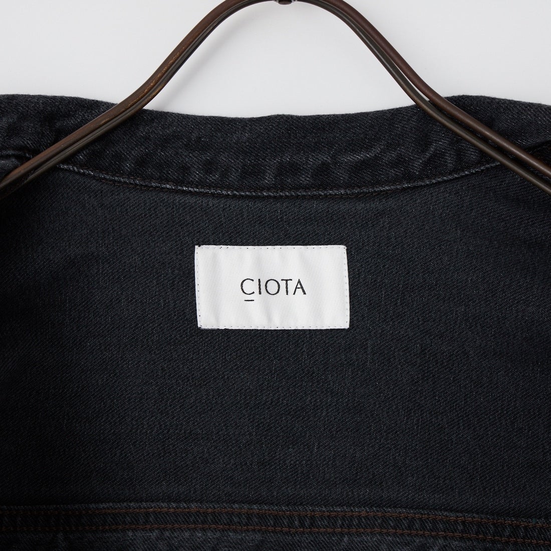 CIOTA [シオタ] シングルポケットデニムジャケット [JKLM-301-MBK] MED BLACK
