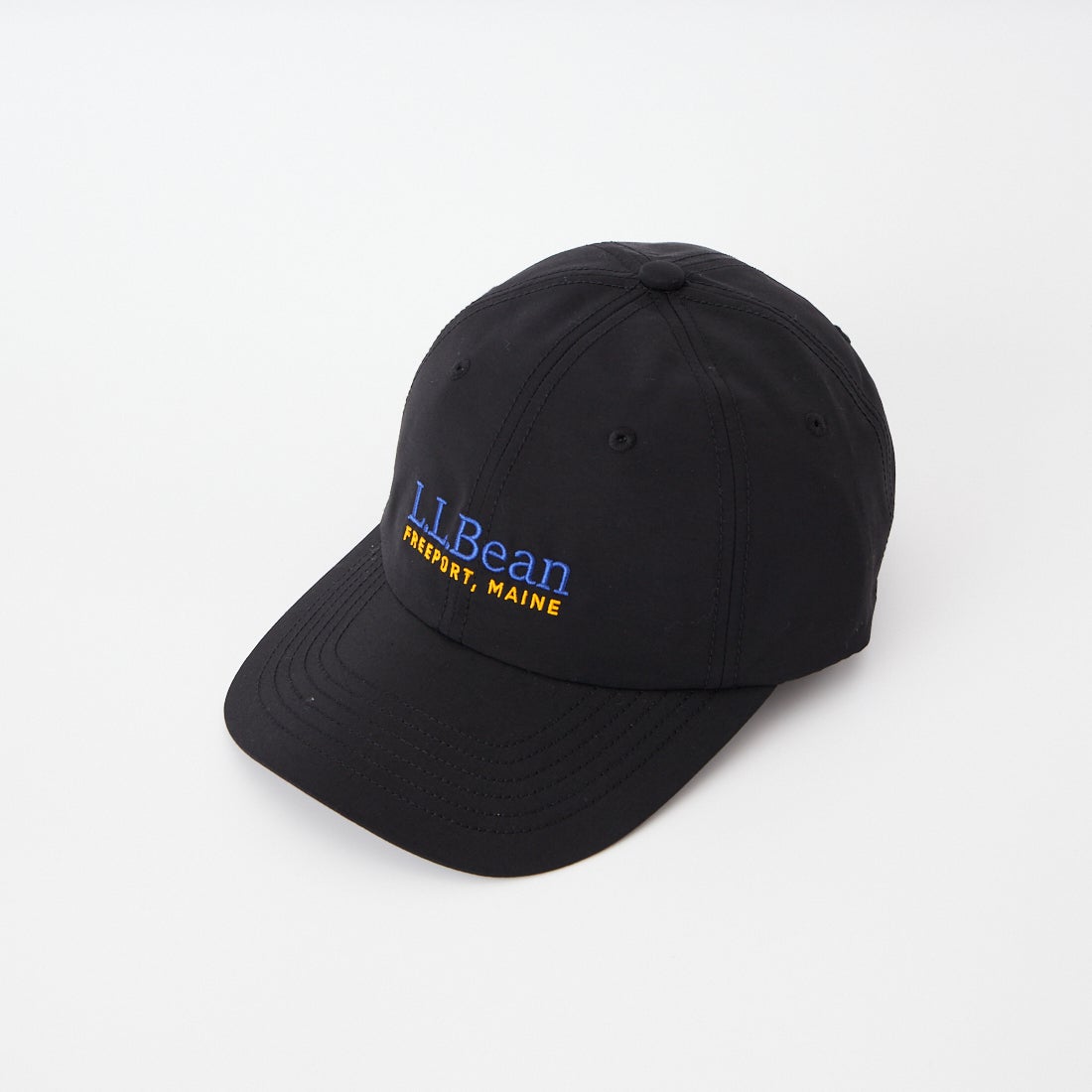 L.L.BEAN [エルエルビーン] コットンナイロン フレキシブルキャップ [263079610] 01 BLACK