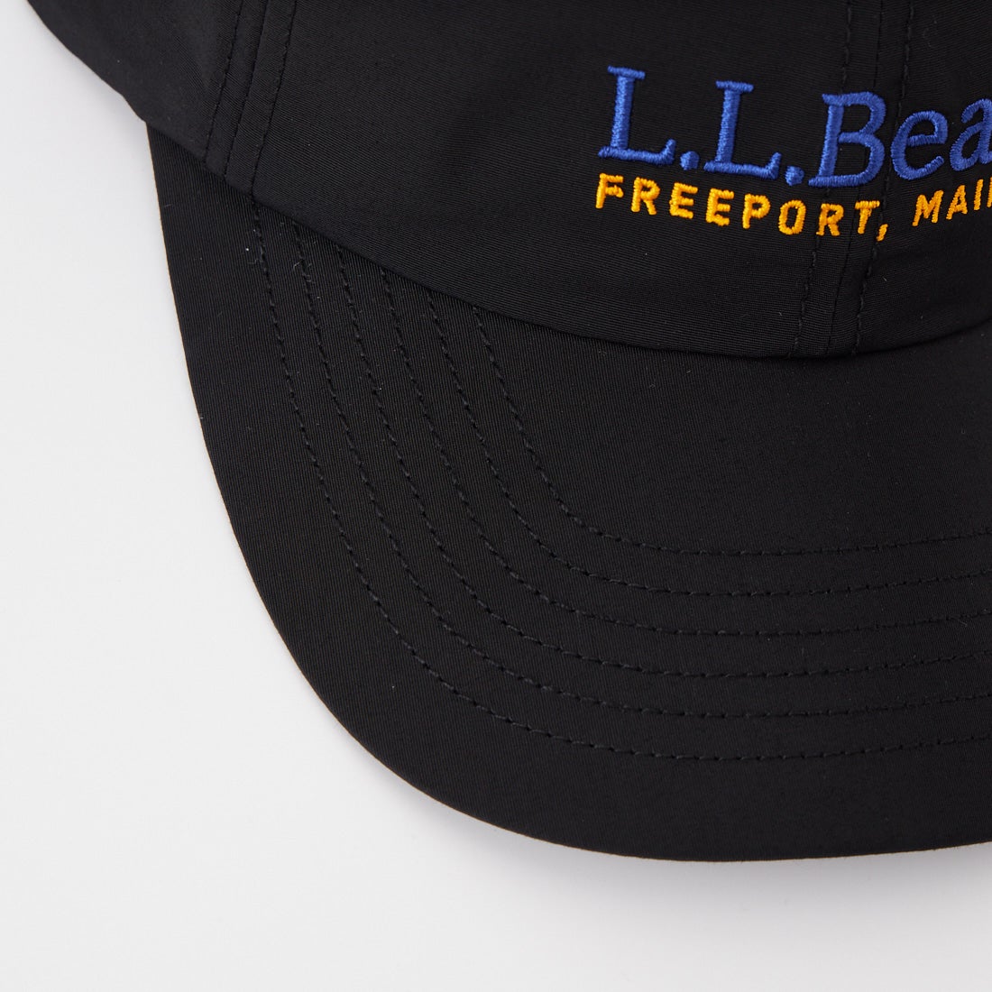 L.L.BEAN [エルエルビーン] コットンナイロン フレキシブルキャップ [263079610] 01 BLACK