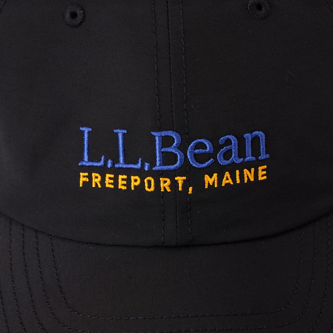 L.L.BEAN [エルエルビーン] コットンナイロン フレキシブルキャップ [263079610] 01 BLACK
