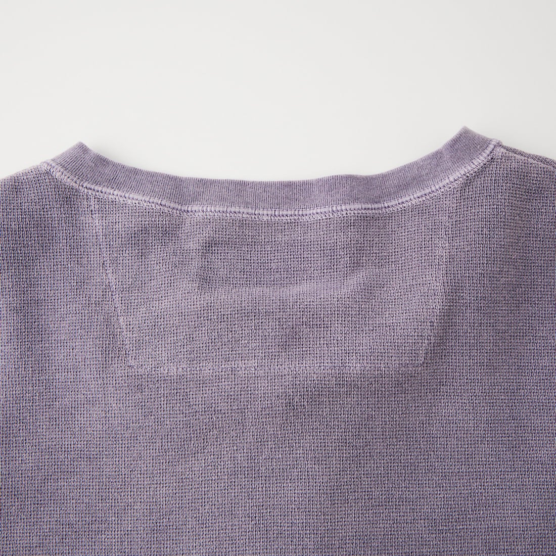 ANACHRONORM [アナクロノーム] ピグメントサーマル ヘンリーネックロングスリーブTシャツ [AN458] DUSTY PURP