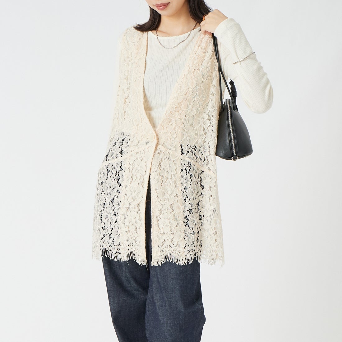 032 ｱｲﾎﾞﾘｰ&&モデル身長：162cm 着用サイズ：F&&