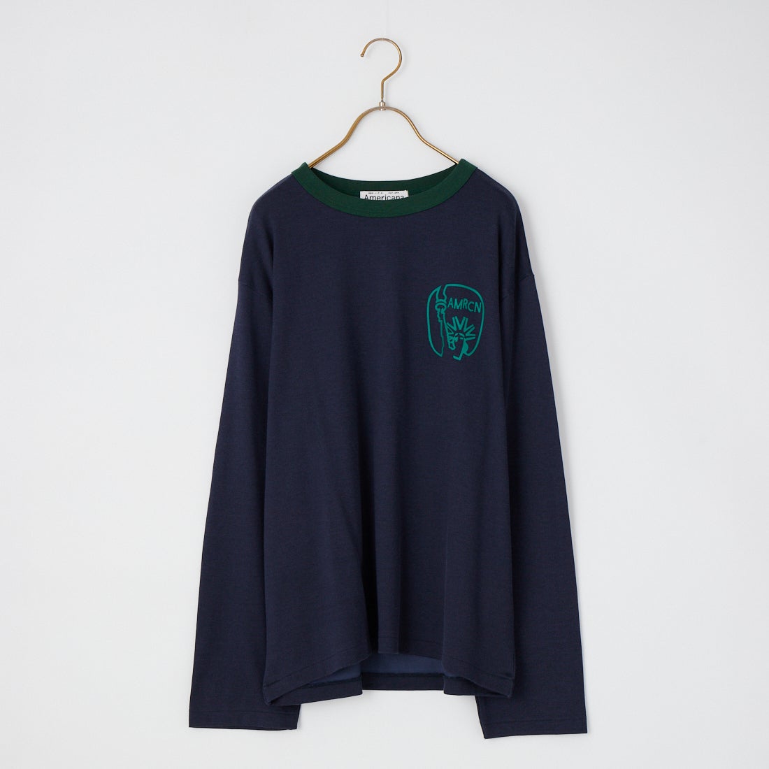Americana [アメリカーナ] フットボールリンガーTシャツ [BRF-M-850A-1] ﾈｲﾋﾞｰ