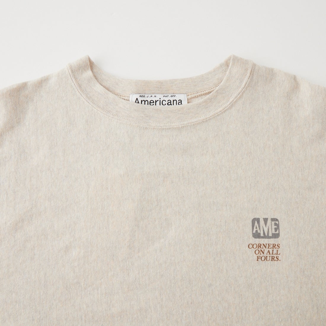 Americana [アメリカーナ] AMRCN バックプリントロングTシャツ [BRF-844A-2] ｵｰﾄﾐｰﾙ