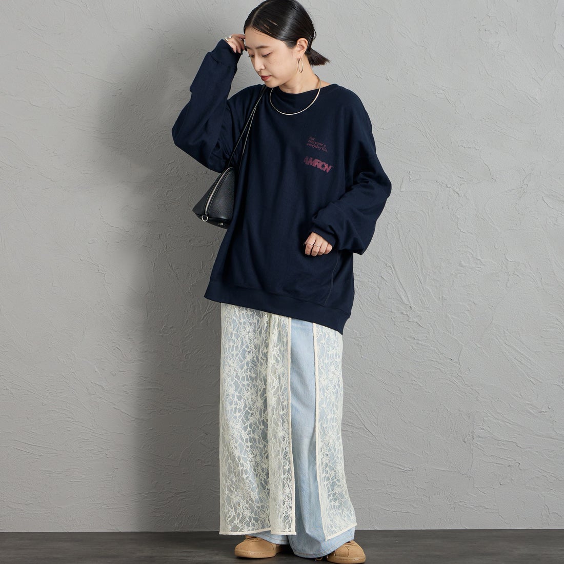 Americana [アメリカーナ] americana バックプリントロングTシャツ