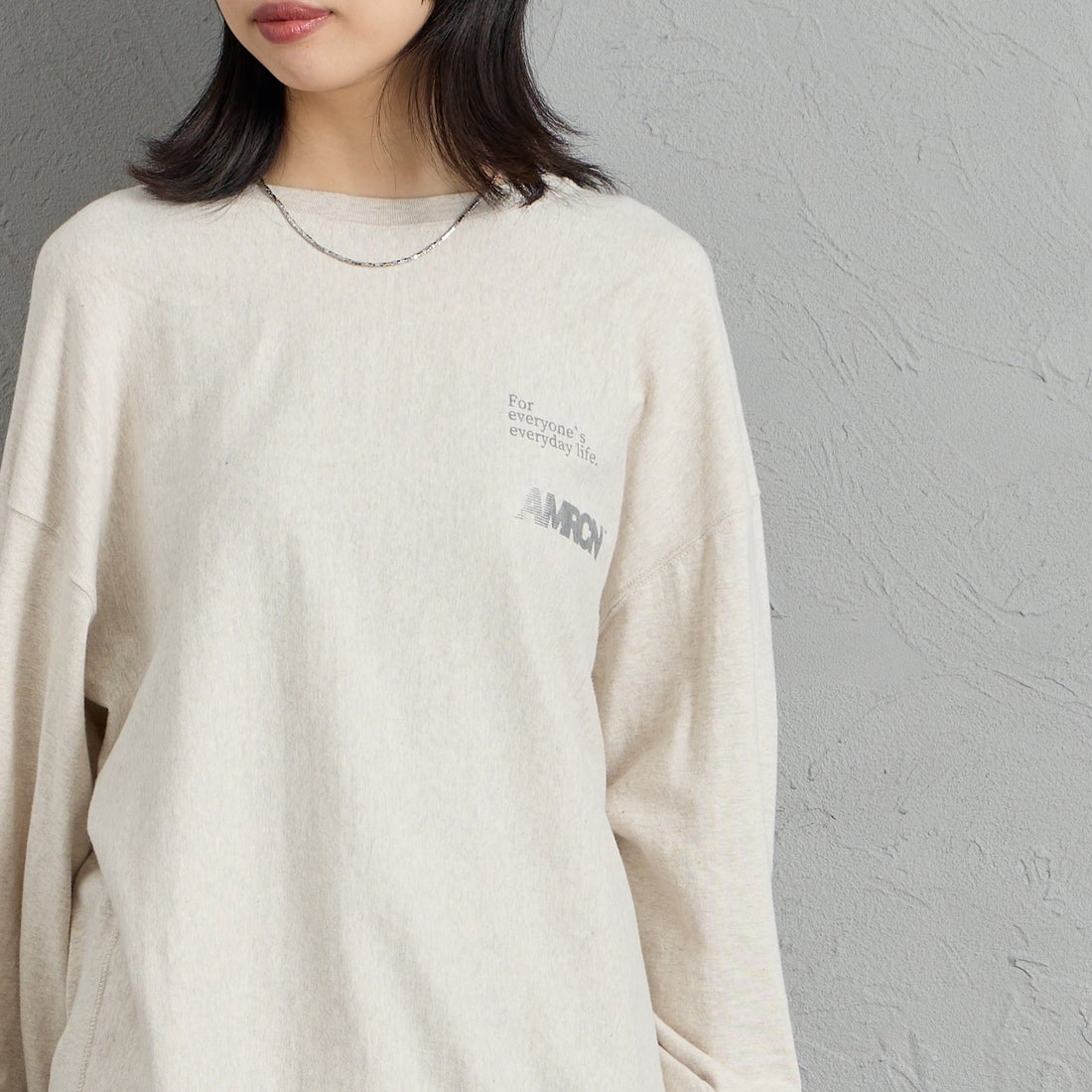 Americana [アメリカーナ] americana バックプリントロングTシャツ