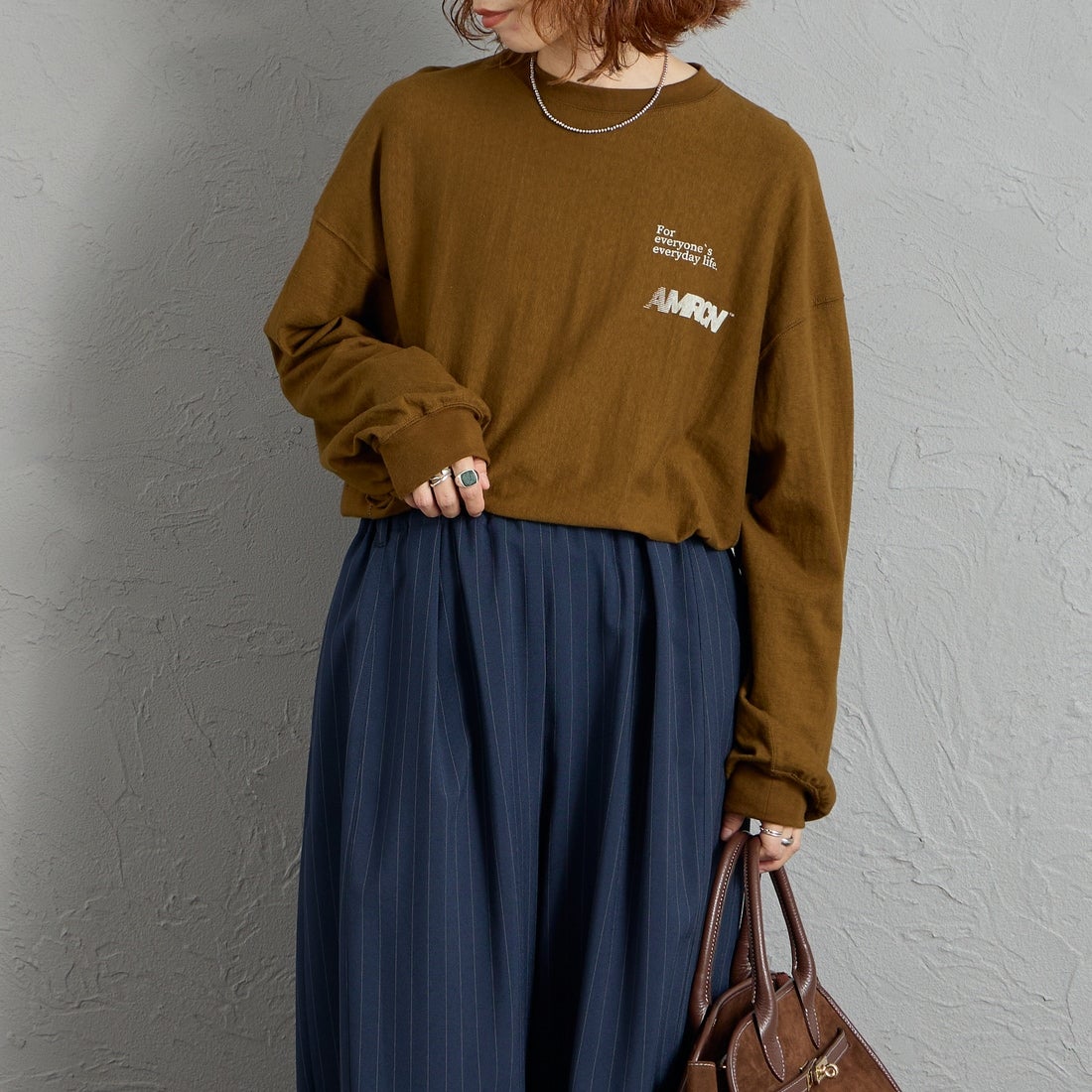 Americana [アメリカーナ] americana バックプリントロングTシャツ