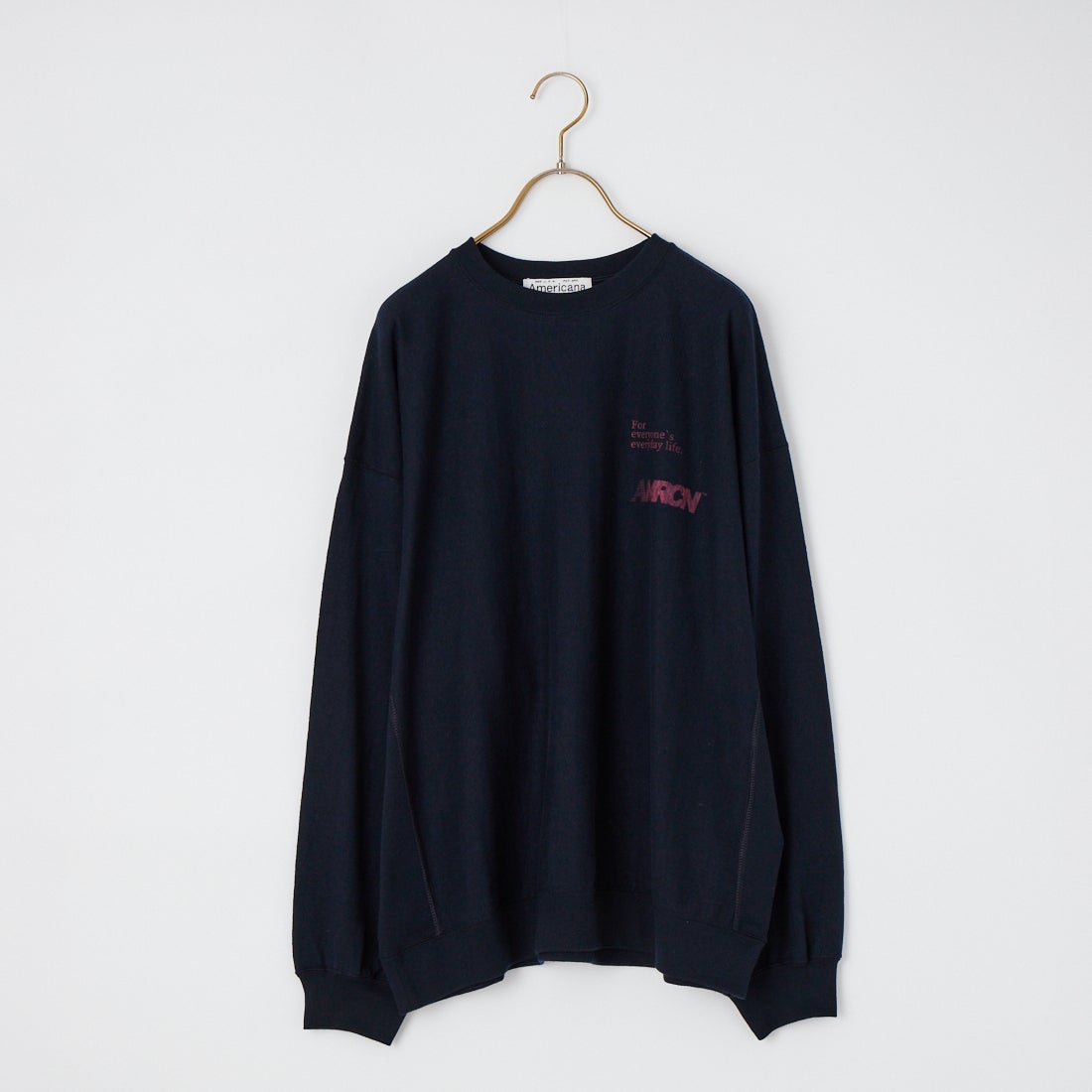 Americana [アメリカーナ] americana バックプリントロングTシャツ