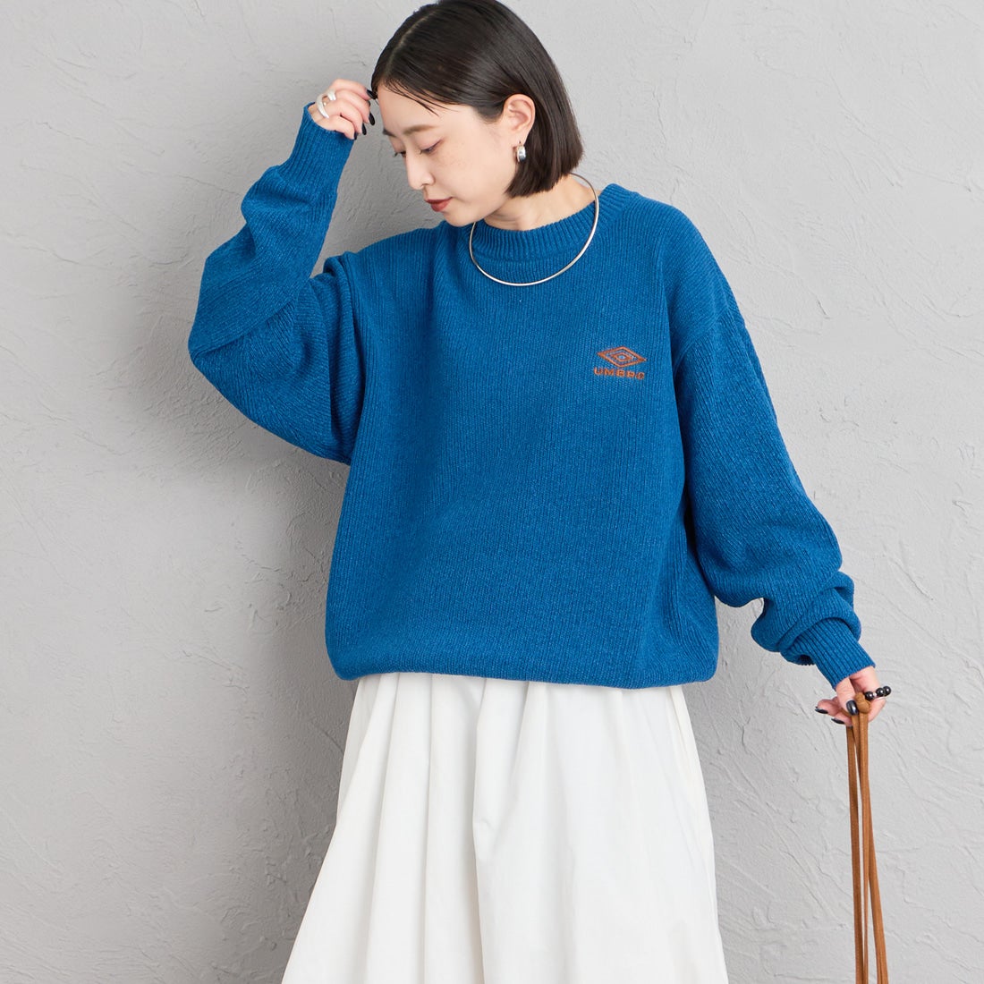 BLUE&&モデル身長：150cm 着用サイズ：S&&