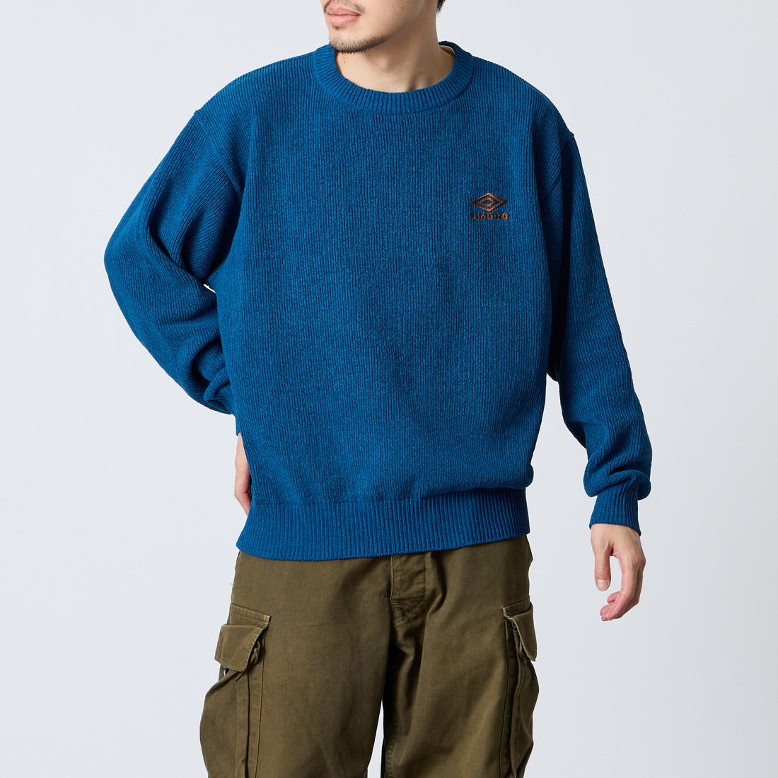 BLUE&&モデル身長：168cm 着用サイズ：L&&
