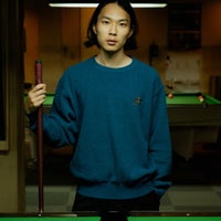 BLUE&&モデル身長：175cm 着用サイズ：L&&