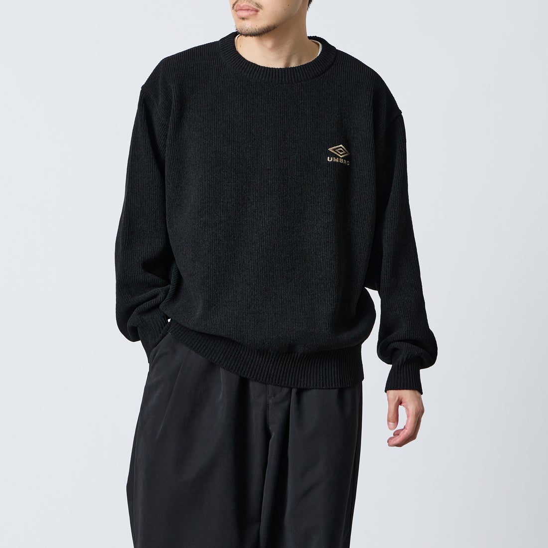 BLACK&&モデル身長：168cm 着用サイズ：L&&