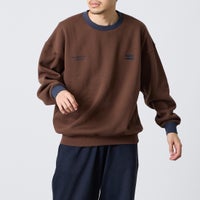 D.BRN/NAVY&&モデル身長：168cm 着用サイズ：L&&