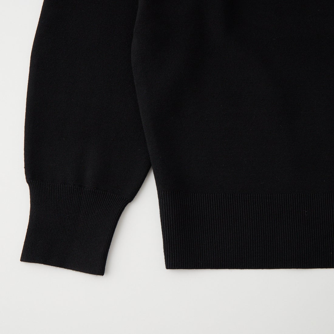MICA&DEAL [マイカアンドディール] ミラノリブカラーカーディガン [0126308066] BLACK