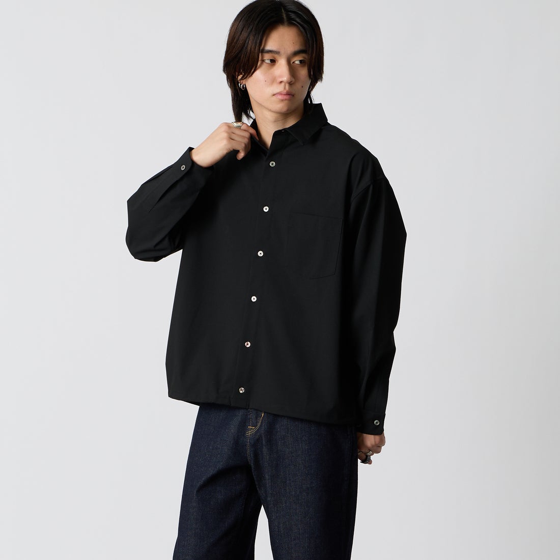 700 BLACK&&モデル身長：177cm 着用サイズ：1&&