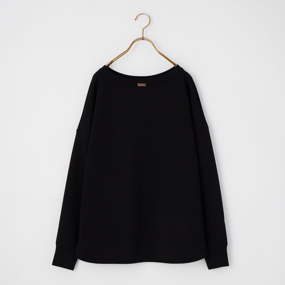 MICA&DEAL [マイカアンドディール] ヘムラウンドポンチプルオーバー [0126309075] BLACK