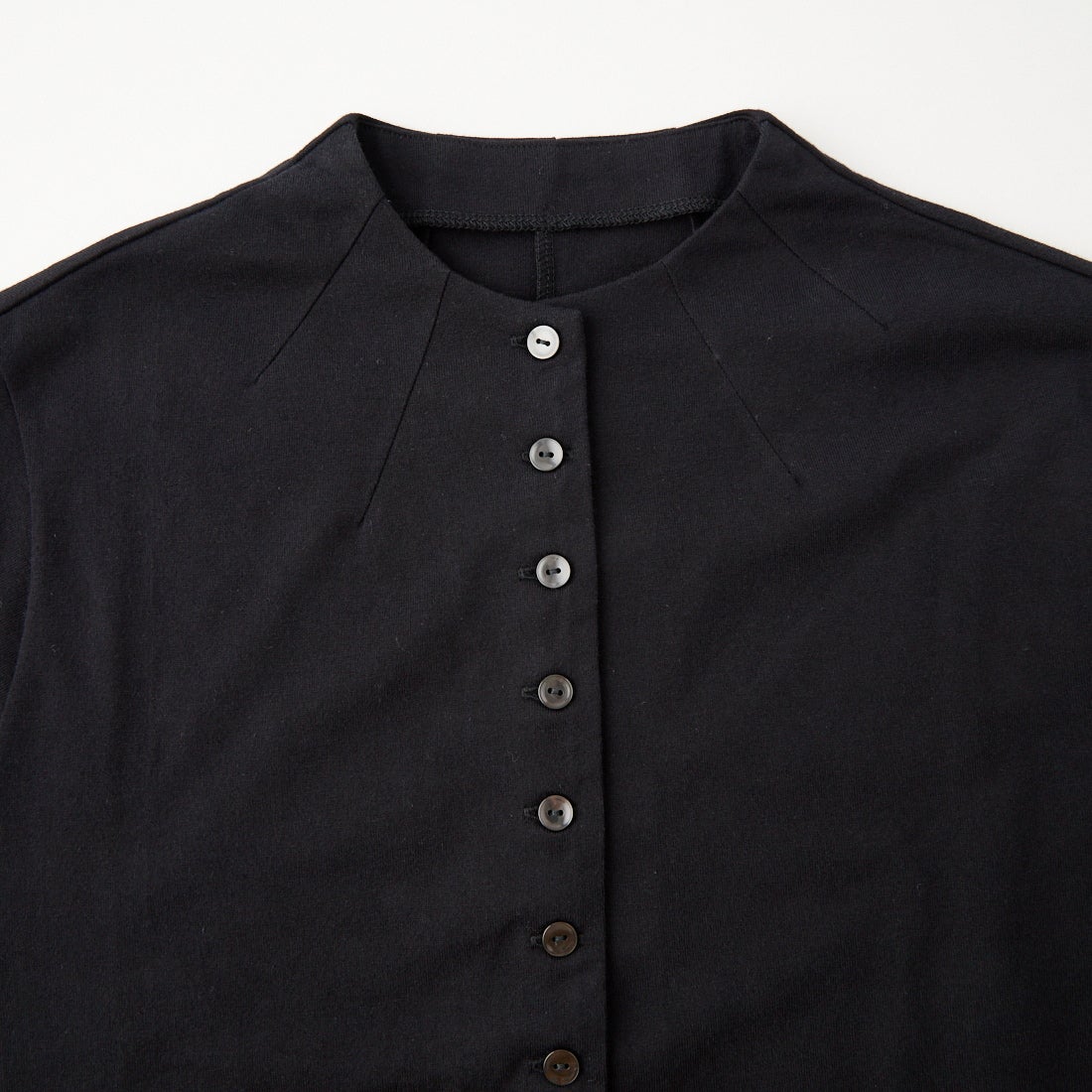 RIM.ARK [リムアーク] ネックダーツ カットロングTシャツ [460JAL80-0931] BLK