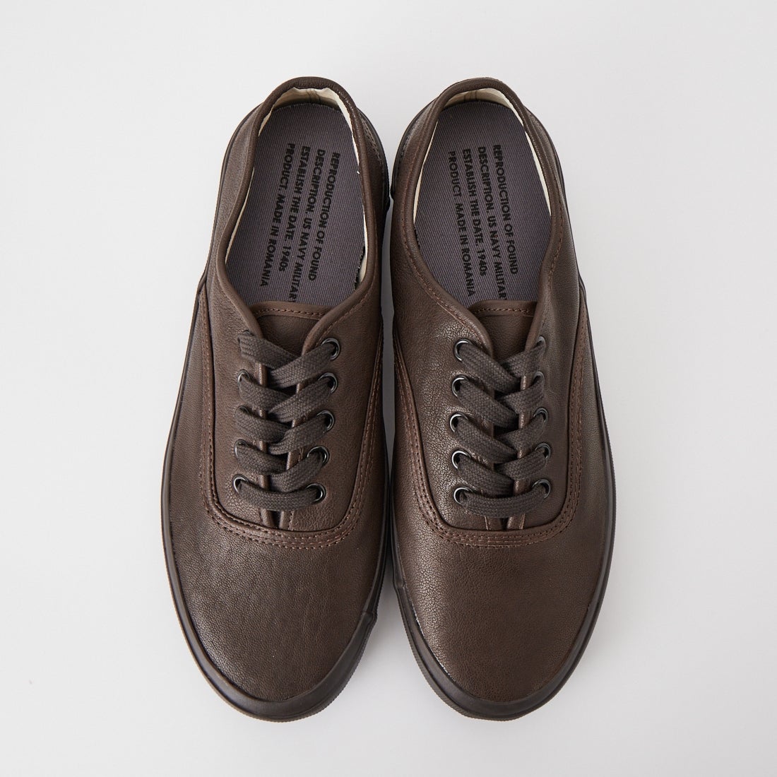 REPRODUCTION OF FOUND [リプロダクション オブ ファウンド] US NAVY ミリタリートレーナー [5851WSL] BROWN