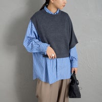 91 GRAY&&モデル身長：156cm 着用サイズ：F&&