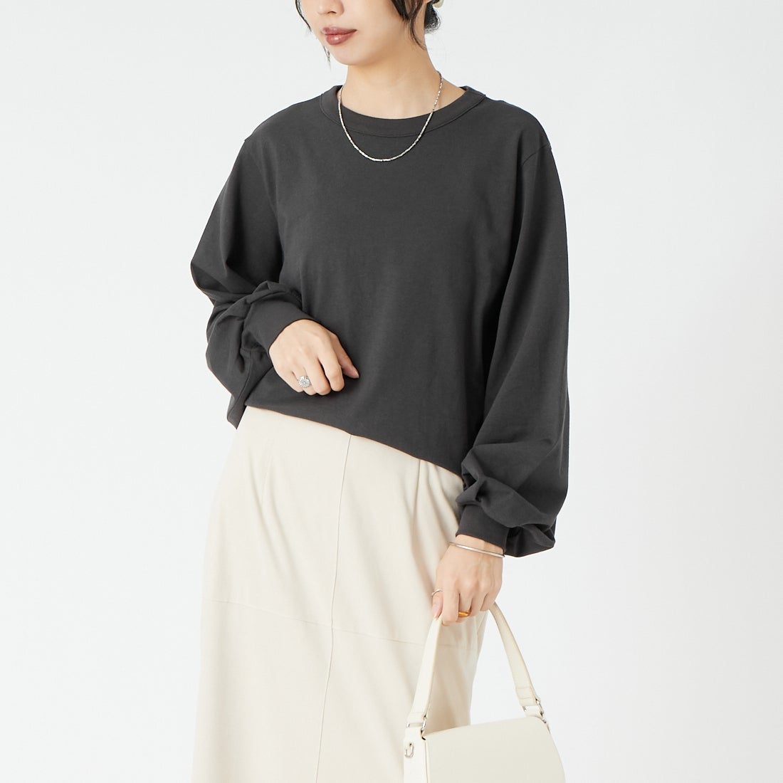 93 D.GRAY&&モデル身長：162cm 着用サイズ：F&&