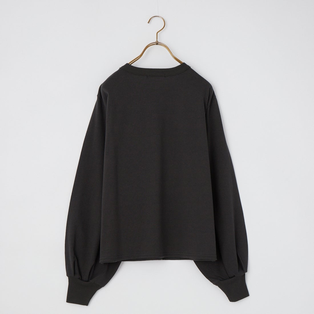 mizuiro ind [ミズイロインド] パフスリーブロングTシャツ [3-210078] 93 D.GRAY