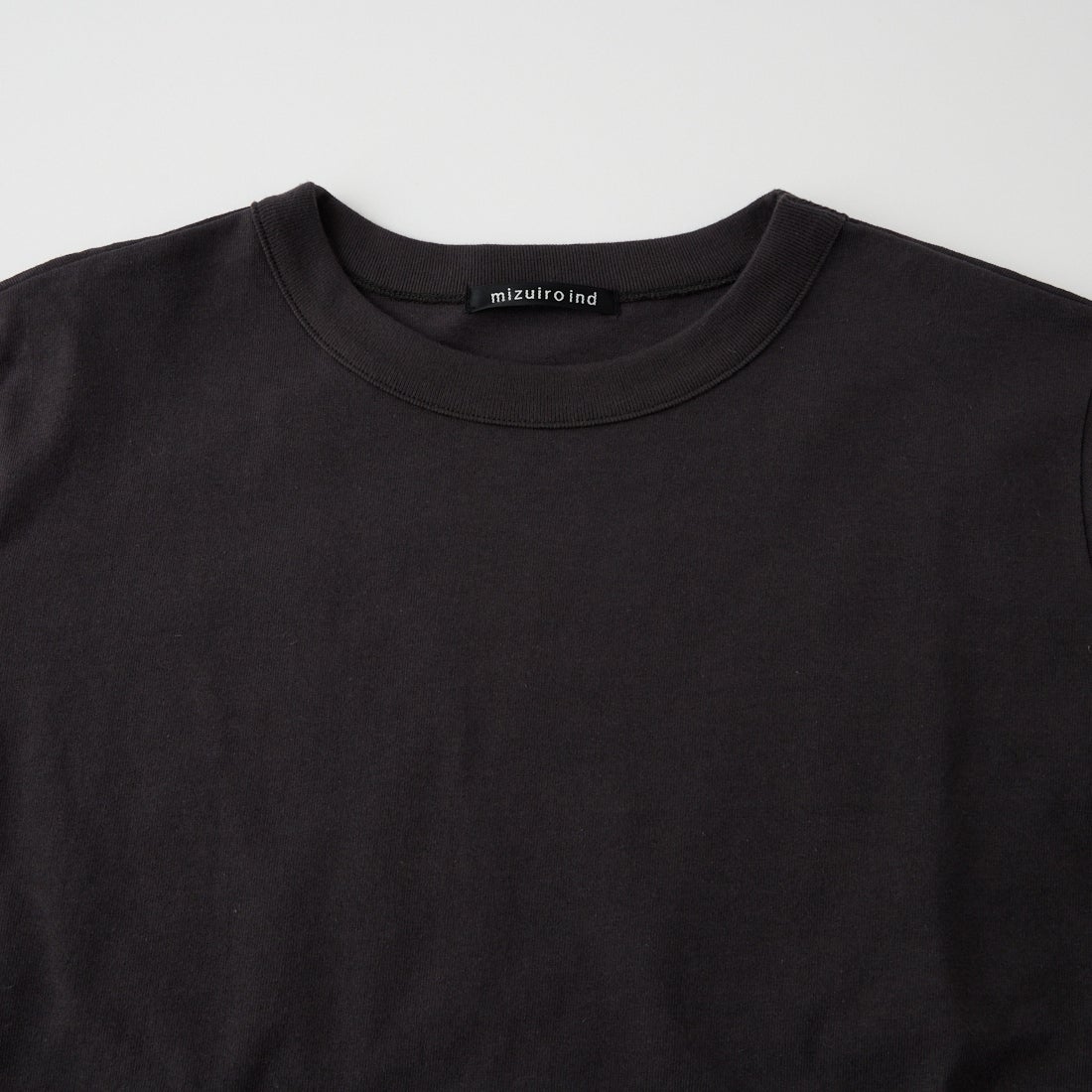 mizuiro ind [ミズイロインド] パフスリーブロングTシャツ [3-210078] 93 D.GRAY