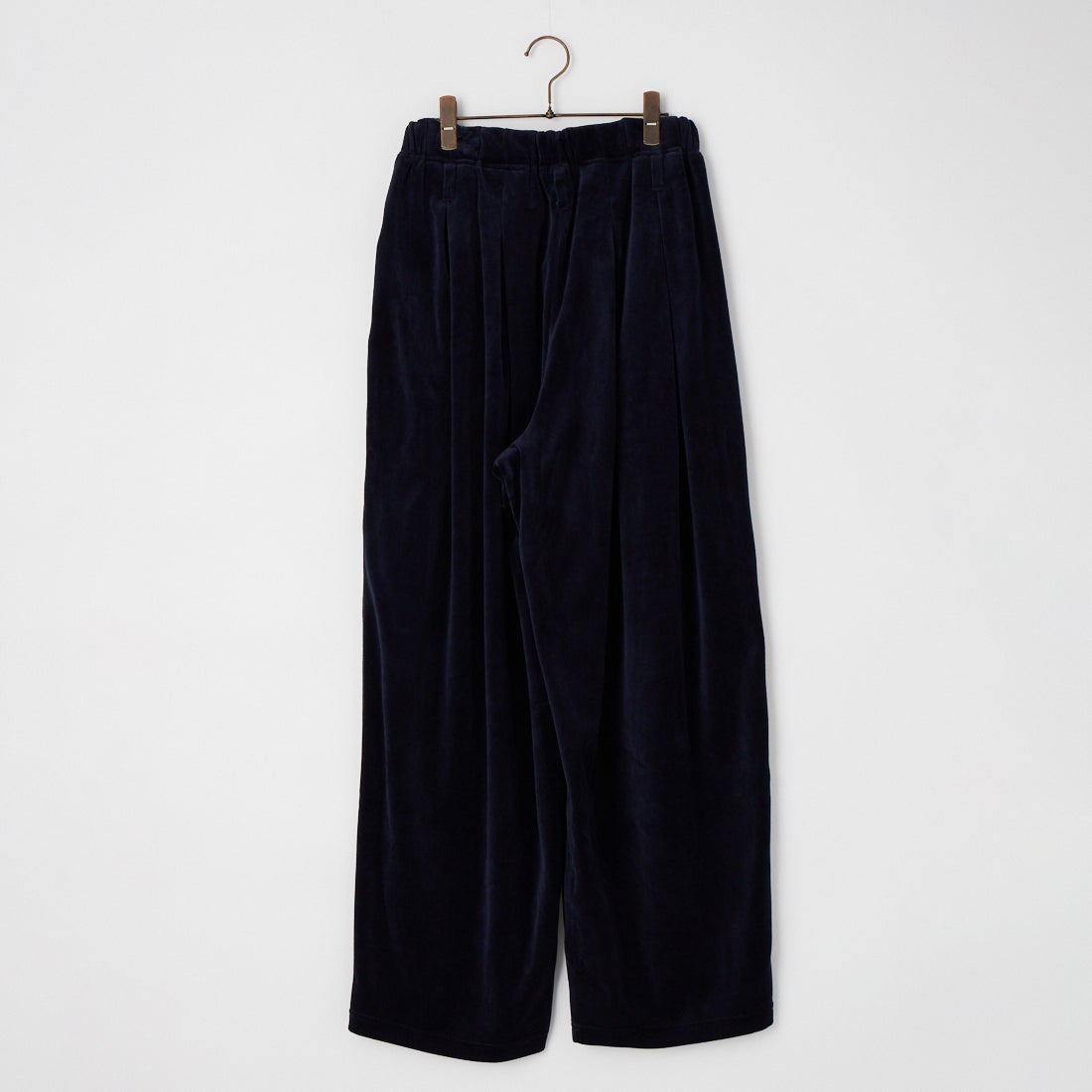null. [ヌル] ベロアタックパンツ [153WFP264011] BLK