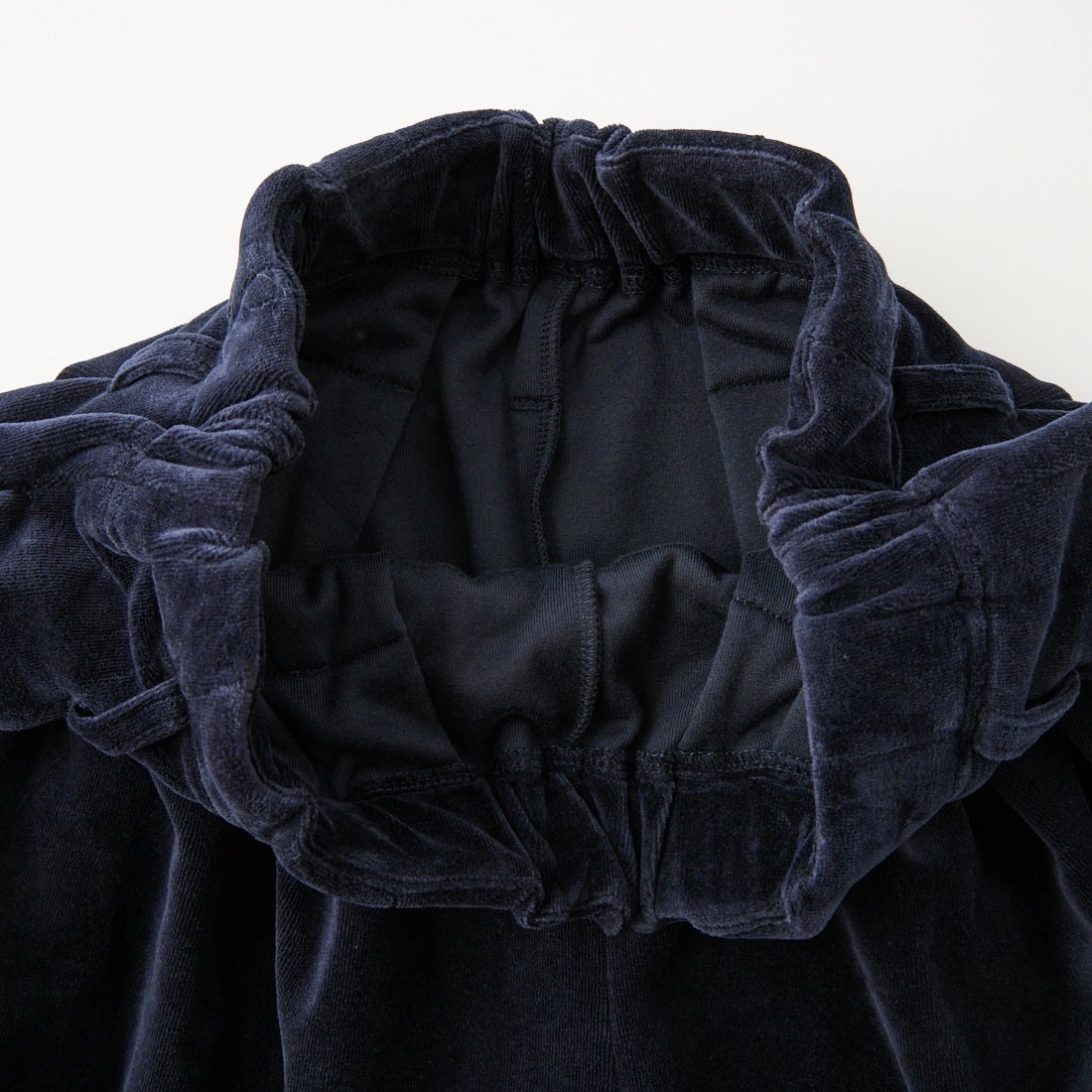 null. [ヌル] ベロアタックパンツ [153WFP264011] BLK