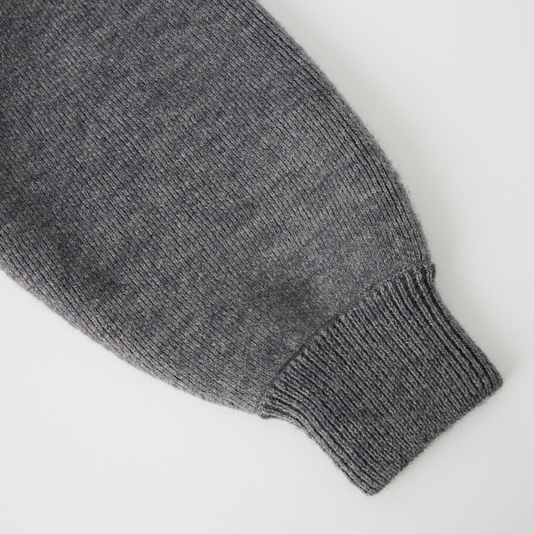 nenom [ネノム] ワンポイントロゴ刺繍 Wフェイスニットプルオーバー [NE26331012] 08 CHARCOA