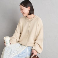 22 BEIGE&&モデル身長：150cm 着用サイズ：F&&