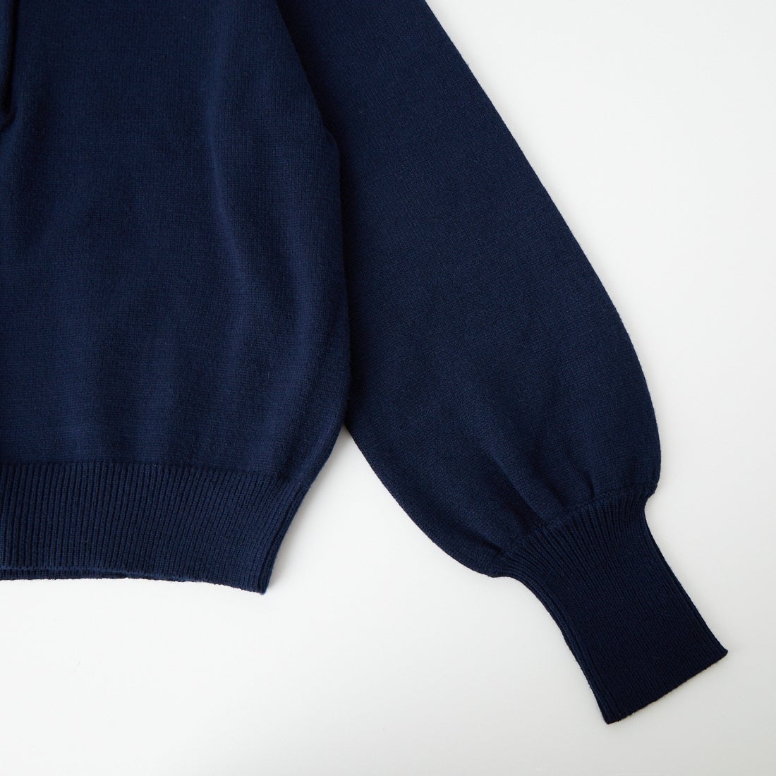 nenom [ネノム] ヘンリーネック スウェットライクニット [NE26331011] 16 NAVY