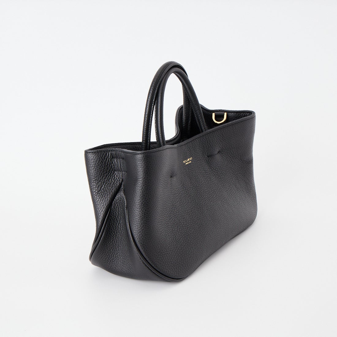 VIOLAd'ORO [ヴィオラドーロ] TRERO レザーハンドバッグ [V-1647] BLACK